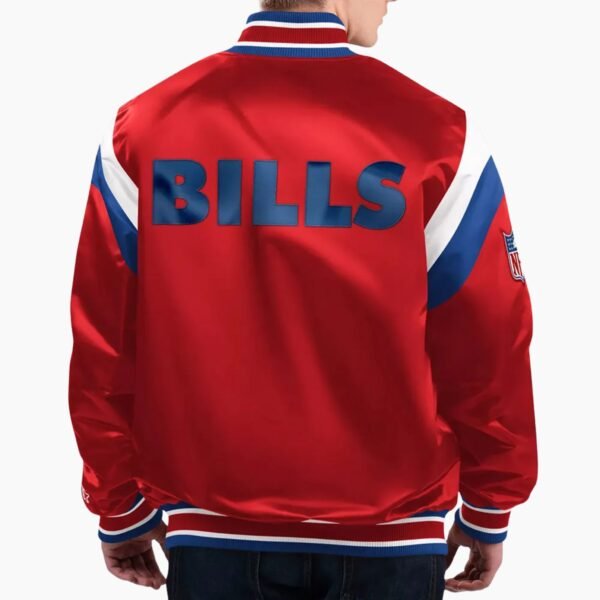 Buffalo Bills Satin Varsity Jacket
