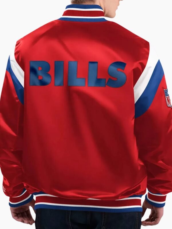 Buffalo Bills Satin Varsity Jacket