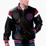 CFL Montreal Alouettes Varsity Leather Jacket