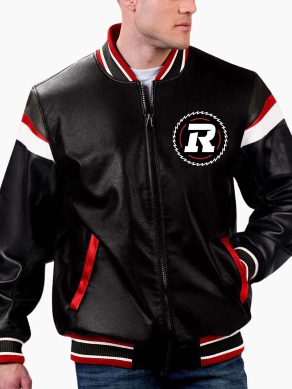 CFL Ottawa Varsity Leather Jacket