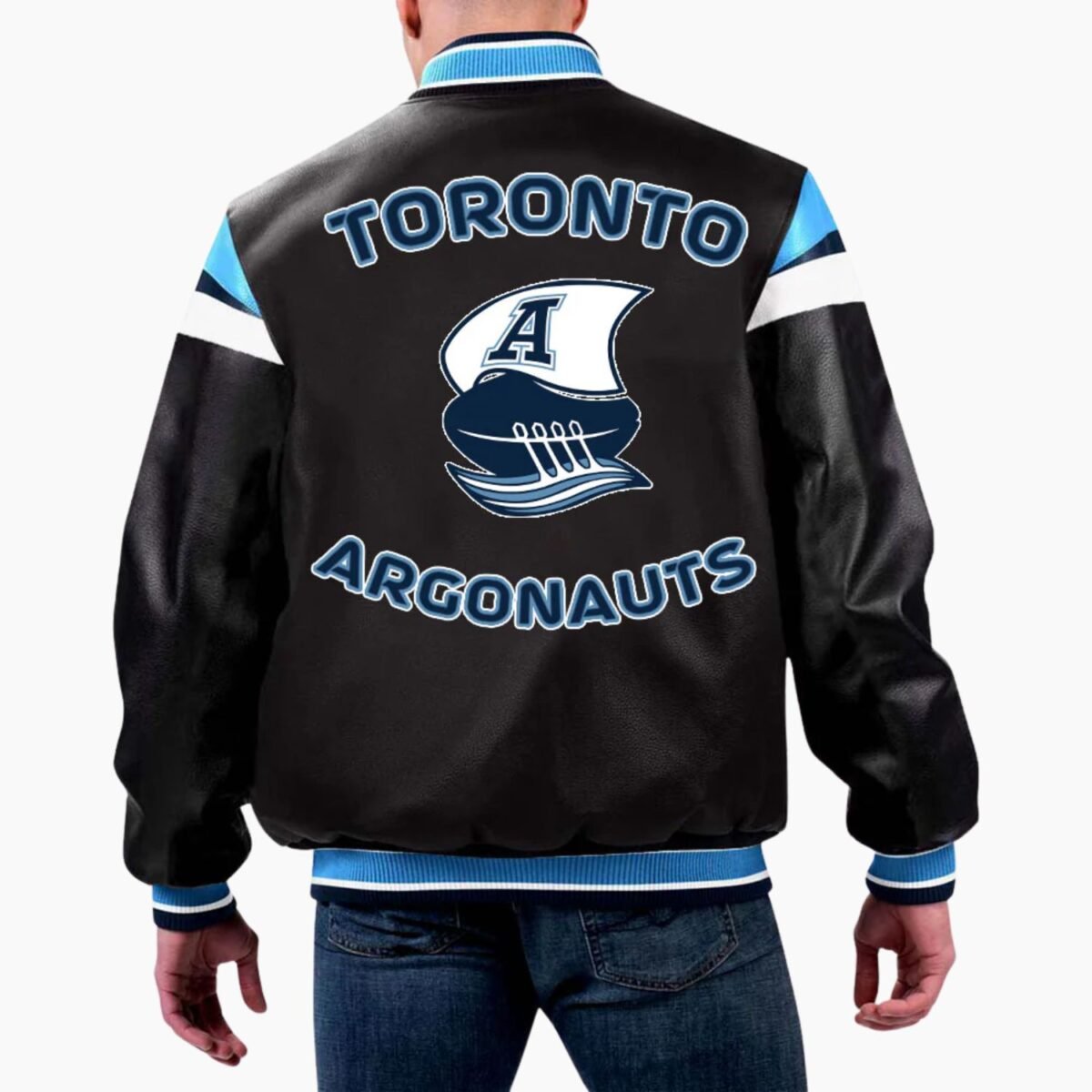 CFL Toronto Argonauts Varsity Leather Jacket