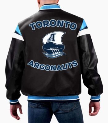 CFL Toronto Argonauts Varsity Leather Jacket