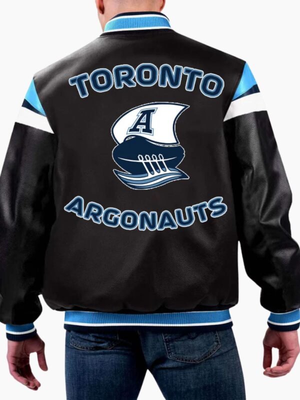 CFL Toronto Argonauts Varsity Leather Jacket