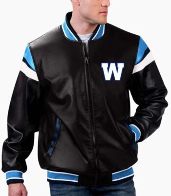 CFL Winnipeg Bomber Varsity Jacket