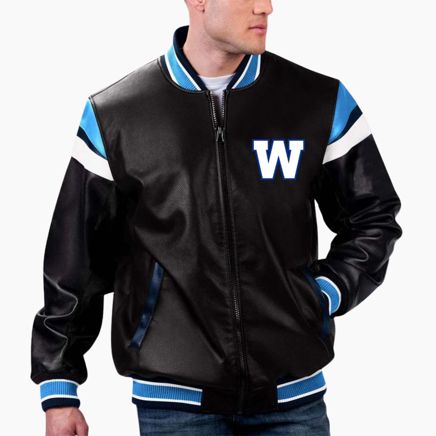 CFL Winnipeg Bomber Varsity Jacket CFL Winnipeg Bomber Varsity Jacket