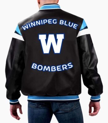 CFL Winnipeg Bomber Varsity Jacket