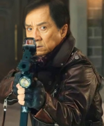 Jackie Chan Panda Plan 2024 Leather Jacket