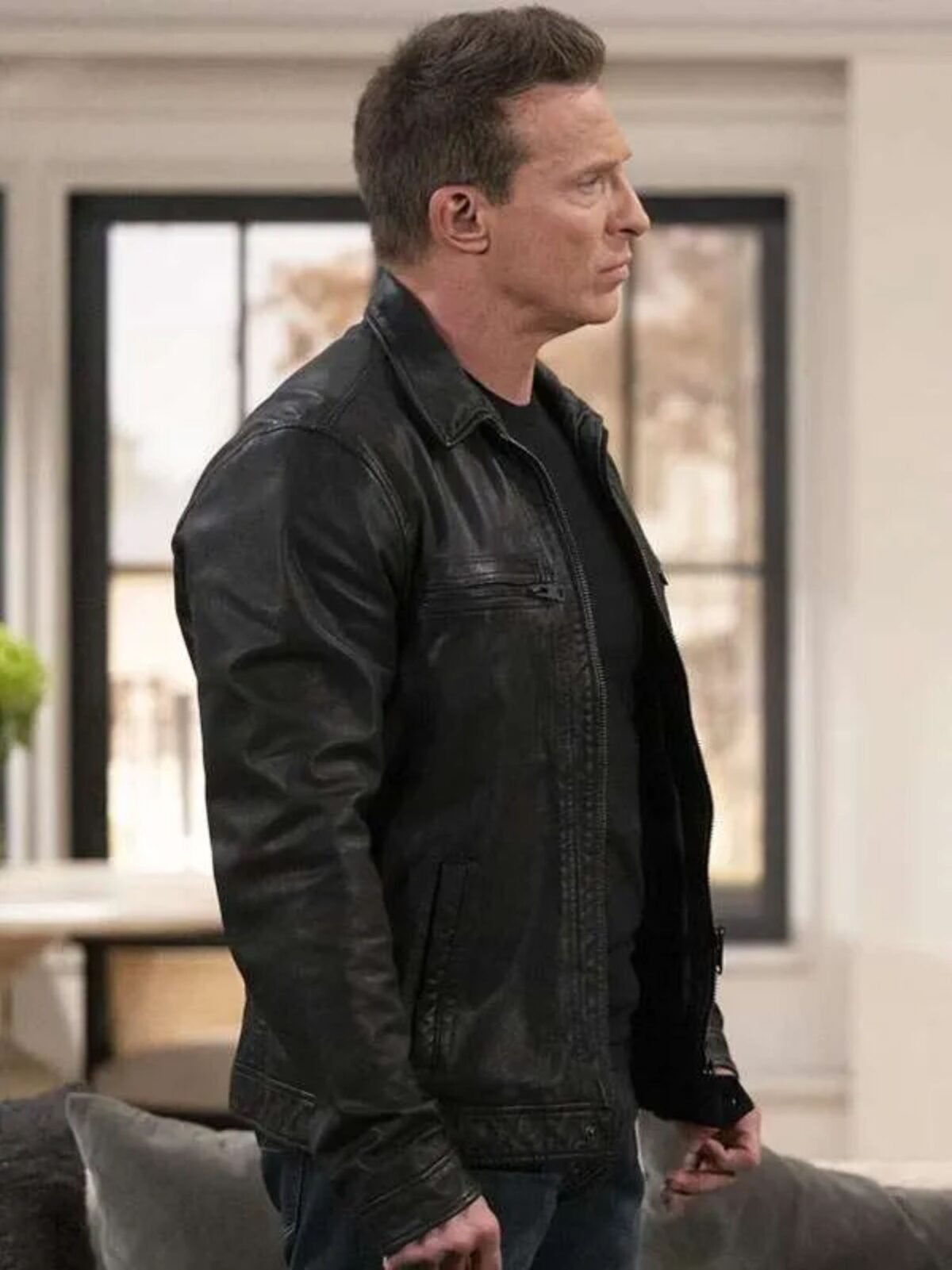 Jason Morgan General Hospital Black Leather Jacket