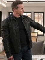 Jason Morgan General Hospital Black Leather Jacket