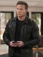 Jason Morgan General Hospital Black Leather Jacket