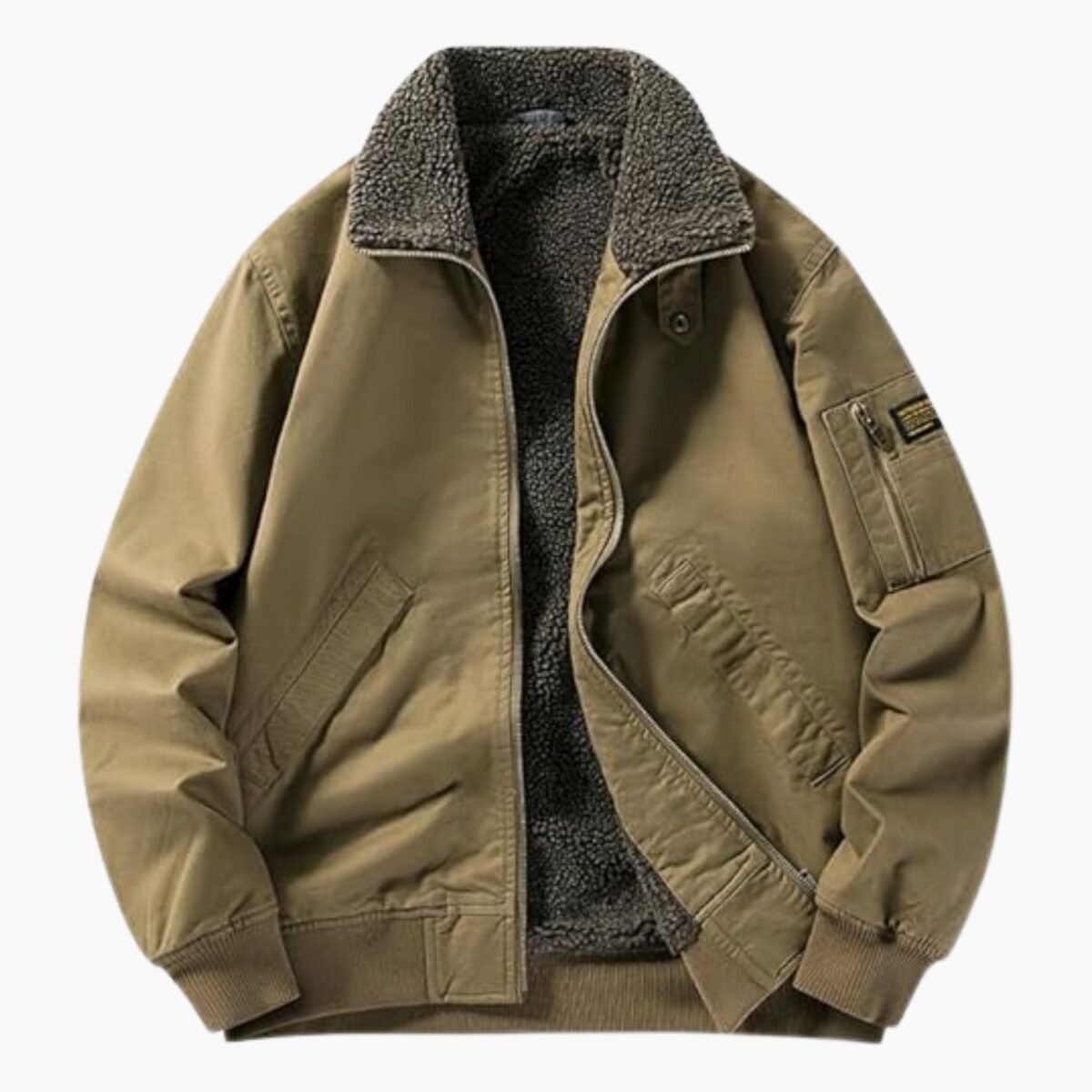 Men's Casual Military Cargo Bomber Jacket