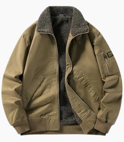 Men's Casual Military Cargo Bomber Jacket