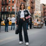 Michael Hoban American Flag USA Leather Jacket