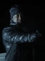 Michael Jai White Chain of Command Black Leather Jacket