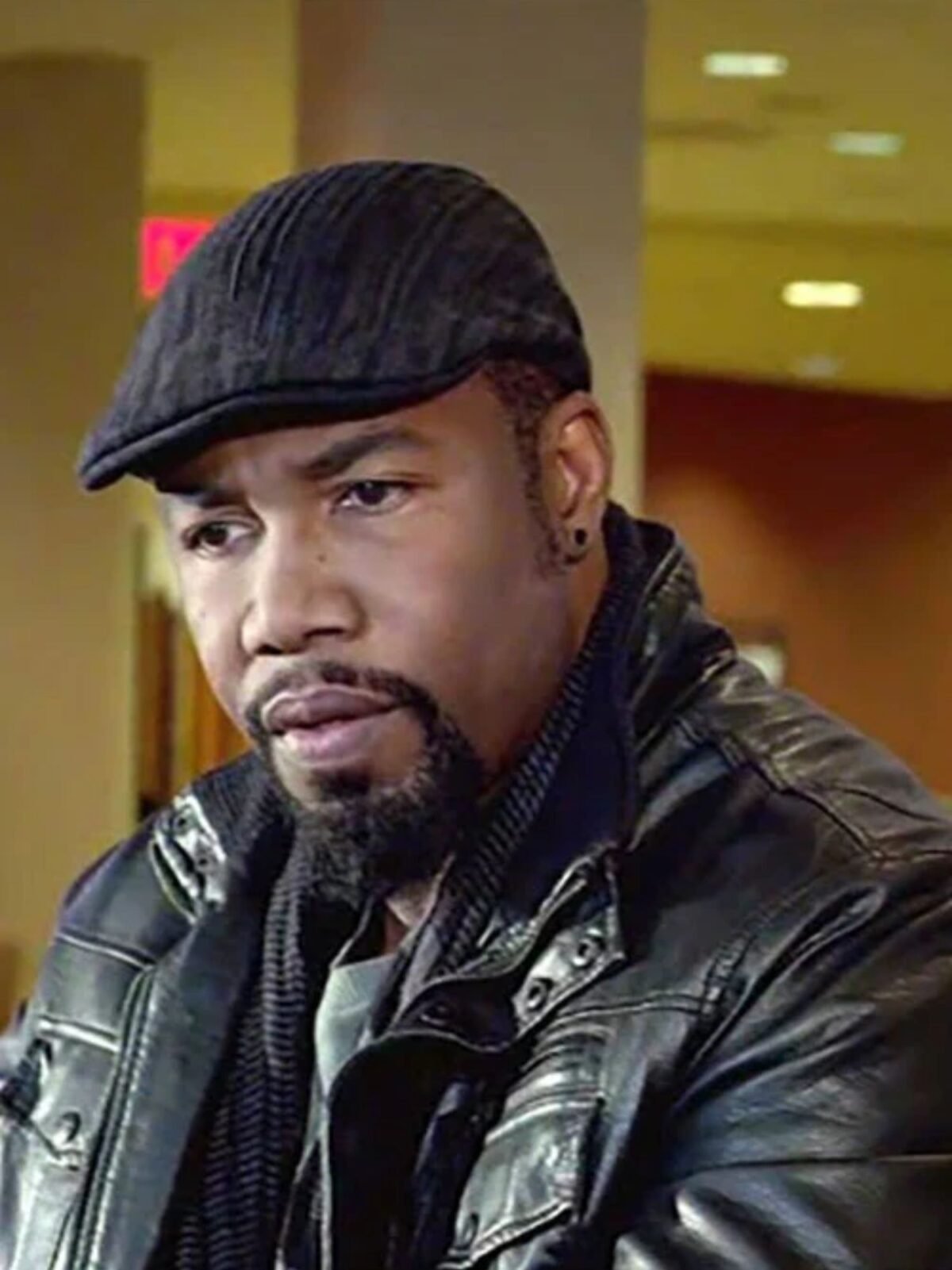 Michael Jai White Chain of Command Black Leather Jacket