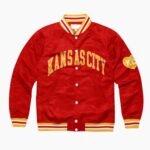 NFL Arch Kansas City Satin Varsity Jacket