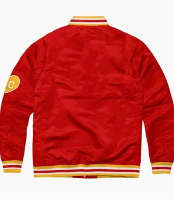 NFL Arch Kansas City Satin Varsity Jacket
