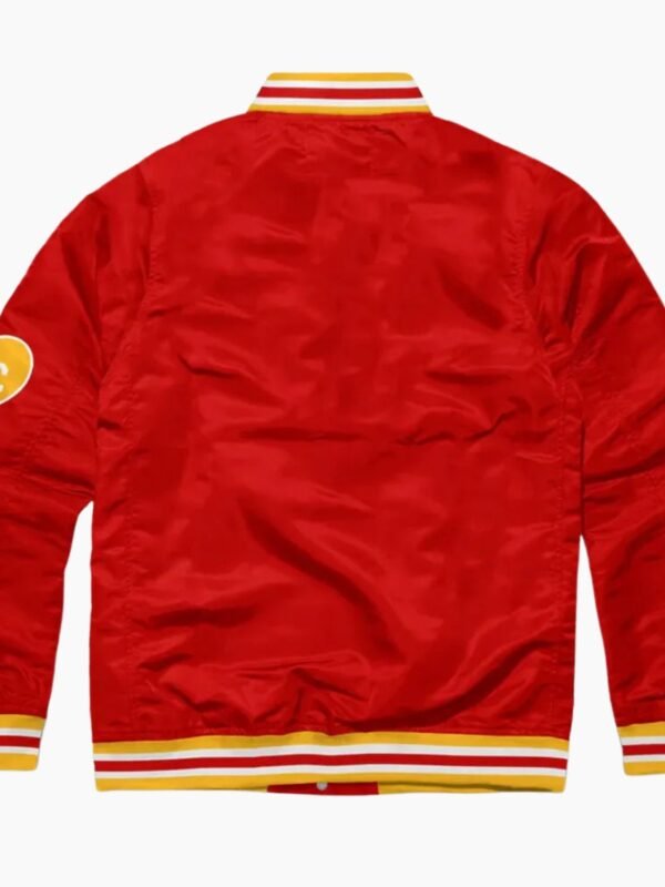 NFL Arch Kansas City Satin Varsity Jacket