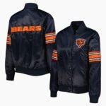 NFL Chicago Bears Satin Varsity Jacket