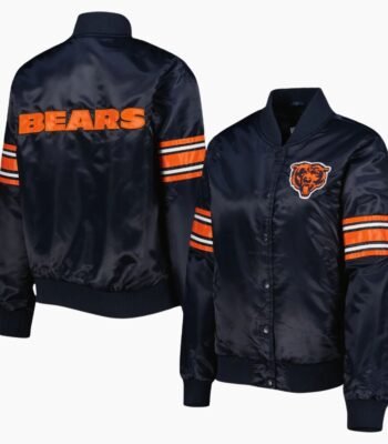 NFL Chicago Bears Satin Varsity Jacket
