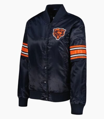NFL Chicago Bears Satin Varsity Jacket