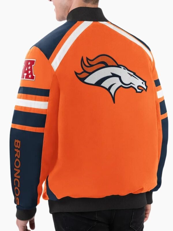 NFL Denver Broncos Power Forward Racing Varsity Jacket