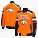 NFL Denver Broncos Power Forward Racing Varsity Jacket