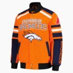 NFL Denver Broncos Power Forward Racing Varsity Jacket