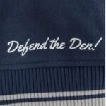 NFL Detroit Lions Classic Blue Wool Varsity Jacket