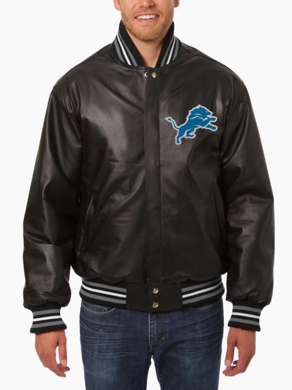 NFL Detroit Lions Full Leather Jacket