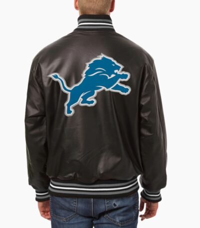 NFL Detroit Lions Full Leather Jacket
