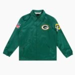 NFL Green Bay Packers Satin Varsity Jacket