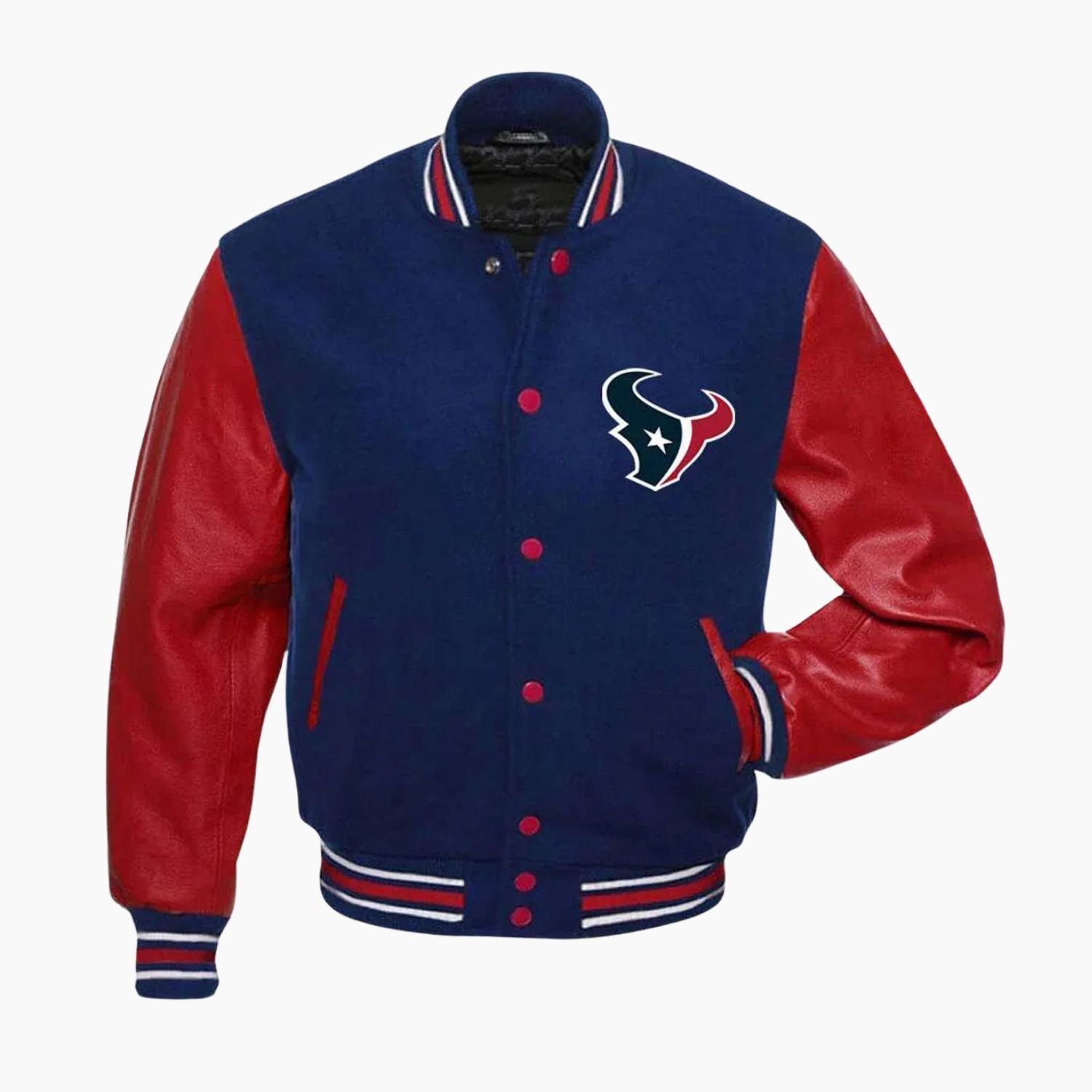 NFL Houston Texans Wool Jacket NFL Houston Texans Wool Jacket