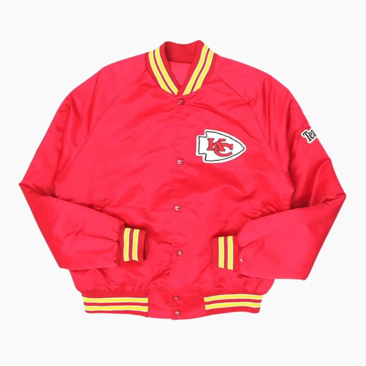 NFL Kansas City Chief Team 1990's Red Bomber Jacket