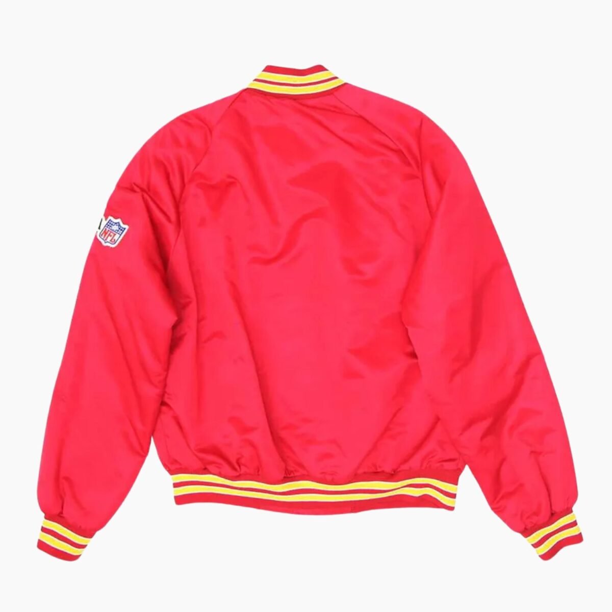 NFL Kansas City Chief Team 1990's Red Bomber Jacket