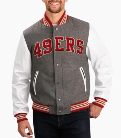 NFL Mens San Francisco 49ers Varsity Jacket