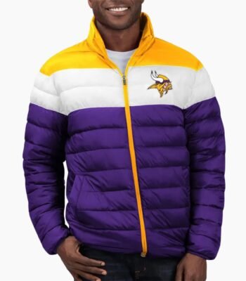 NFL Minnesota Vikings Polyester Varsity Jacket