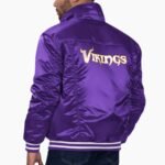 NFL Minnesota Vikings Satin Varsity Jacket