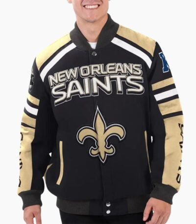 NFL New Orleans Saints Wool Varsity Jacket