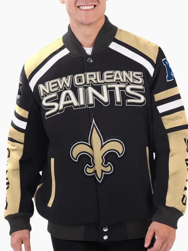 NFL New Orleans Saints Wool Varsity Jacket