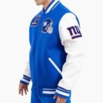 NFL New York Giants Blue White Varsity Jacket