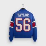 NFL New York Giants Satin Bomber Jacket