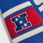 NFL New York Giants Satin Bomber Jacket