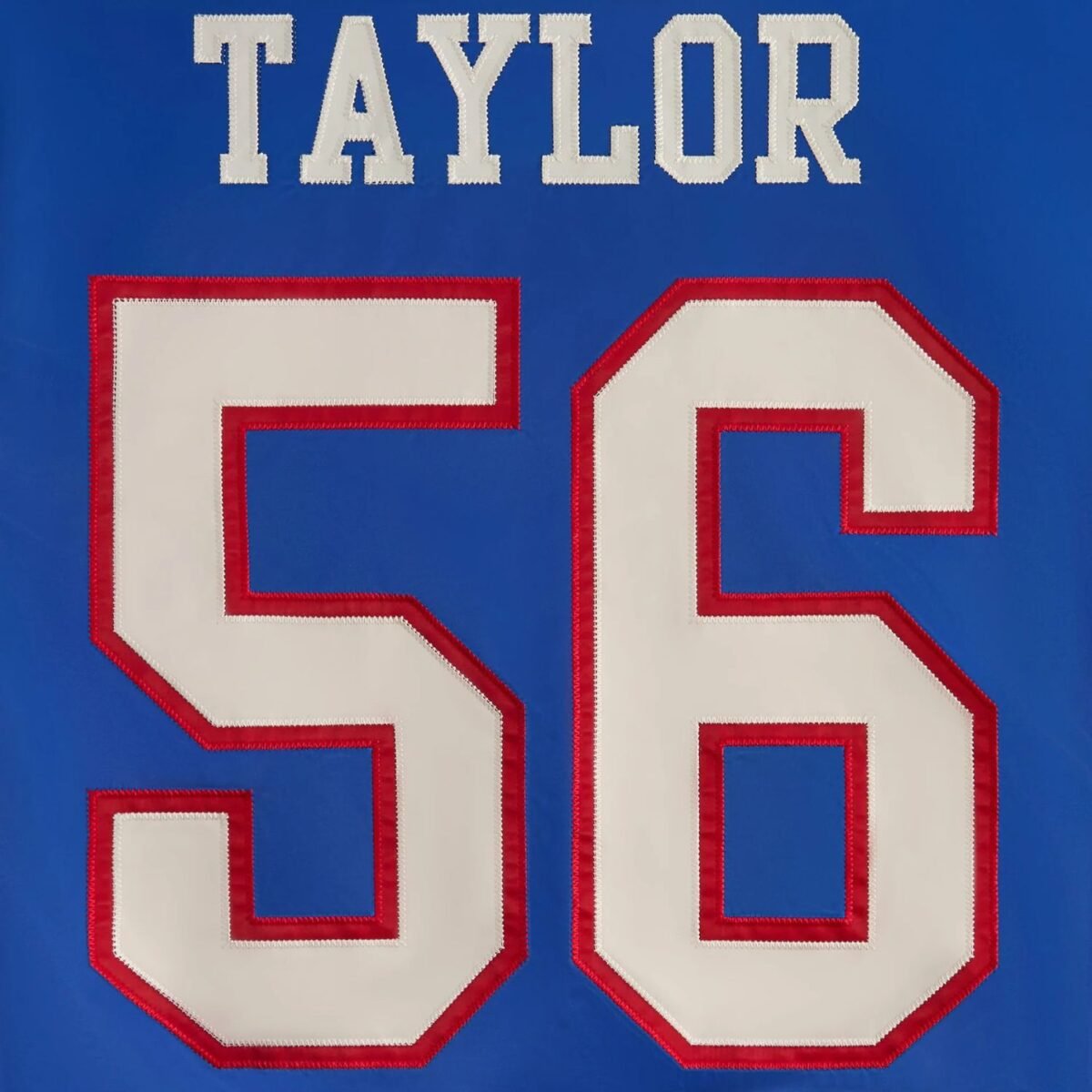 NFL New York Giants Satin Bomber Jacket