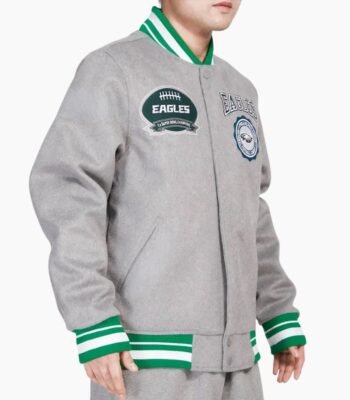 NFL Philadelphia Eagles Heather Wool Jacket