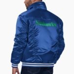 NFL Renegade Seattle Seahawks Satin Varsity Jacket