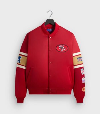 NFL San Francisco 49ers Satin Bomber Jacket
