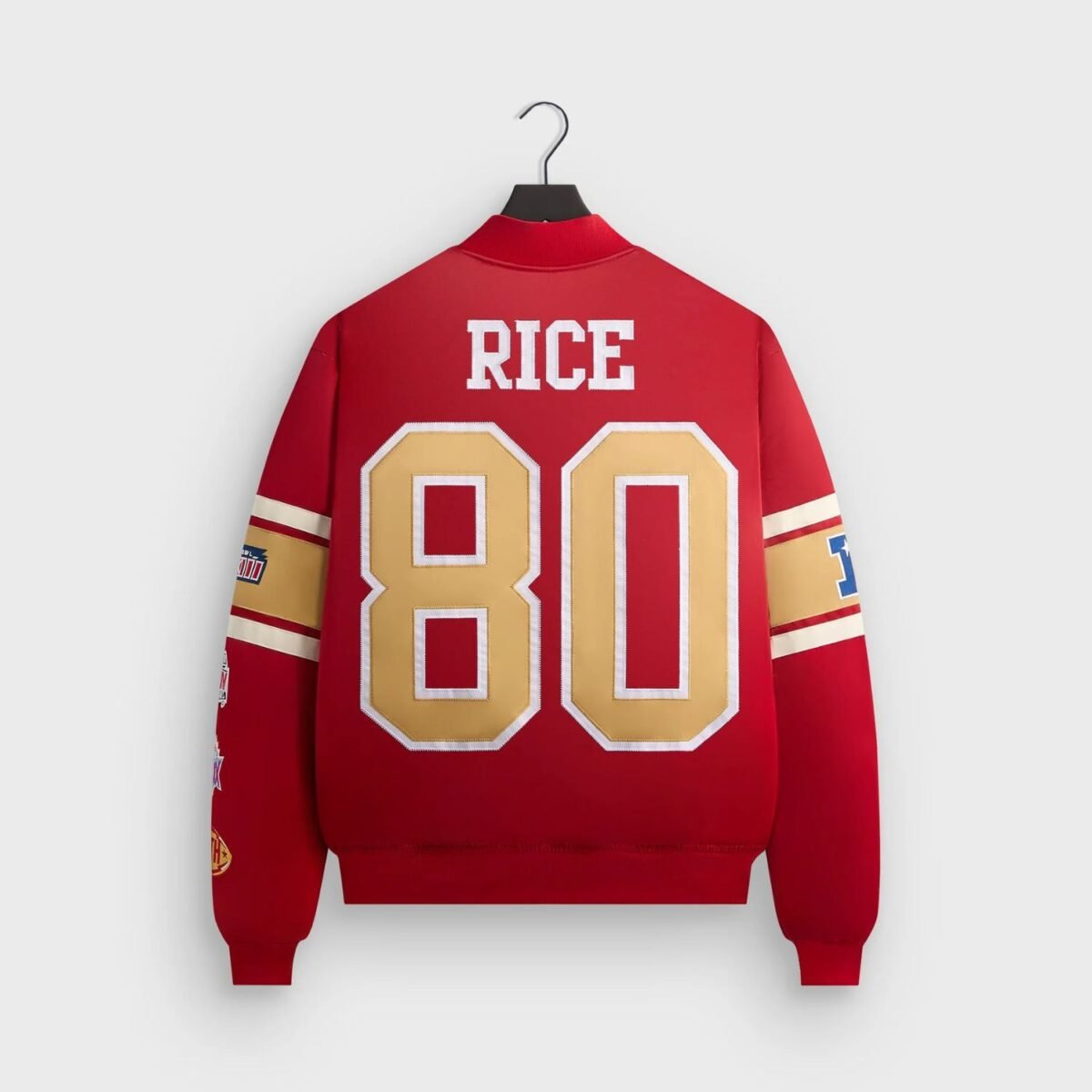 NFL San Francisco 49ers Satin Bomber Jacket