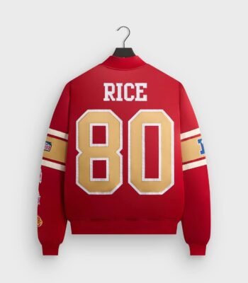 NFL San Francisco 49ers Satin Bomber Jacket
