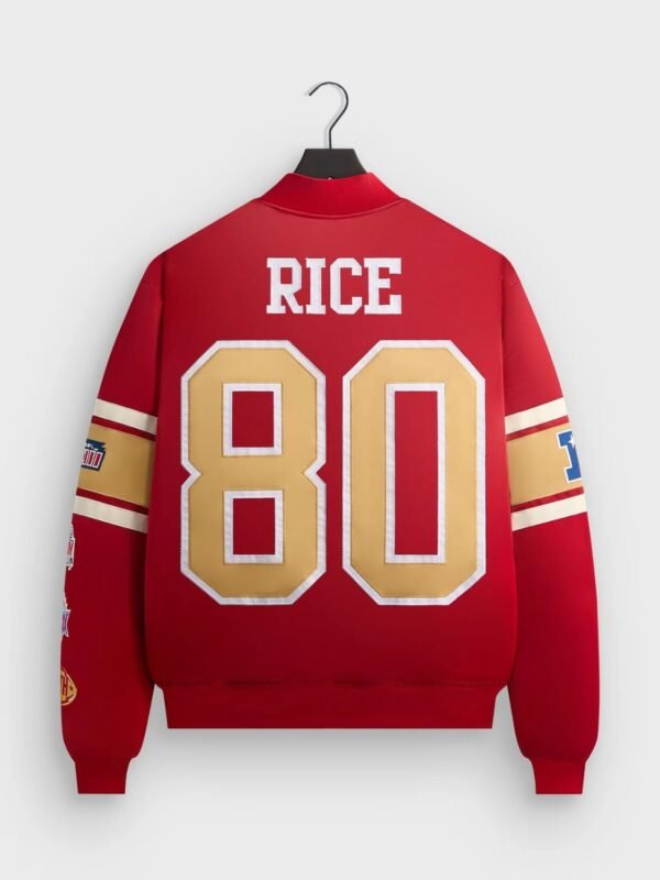 NFL San Francisco 49ers Satin Bomber Jacket